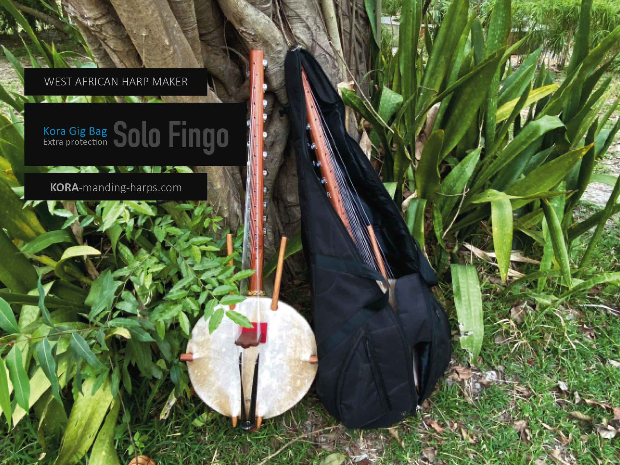 Funda para kora africana de protección extra.