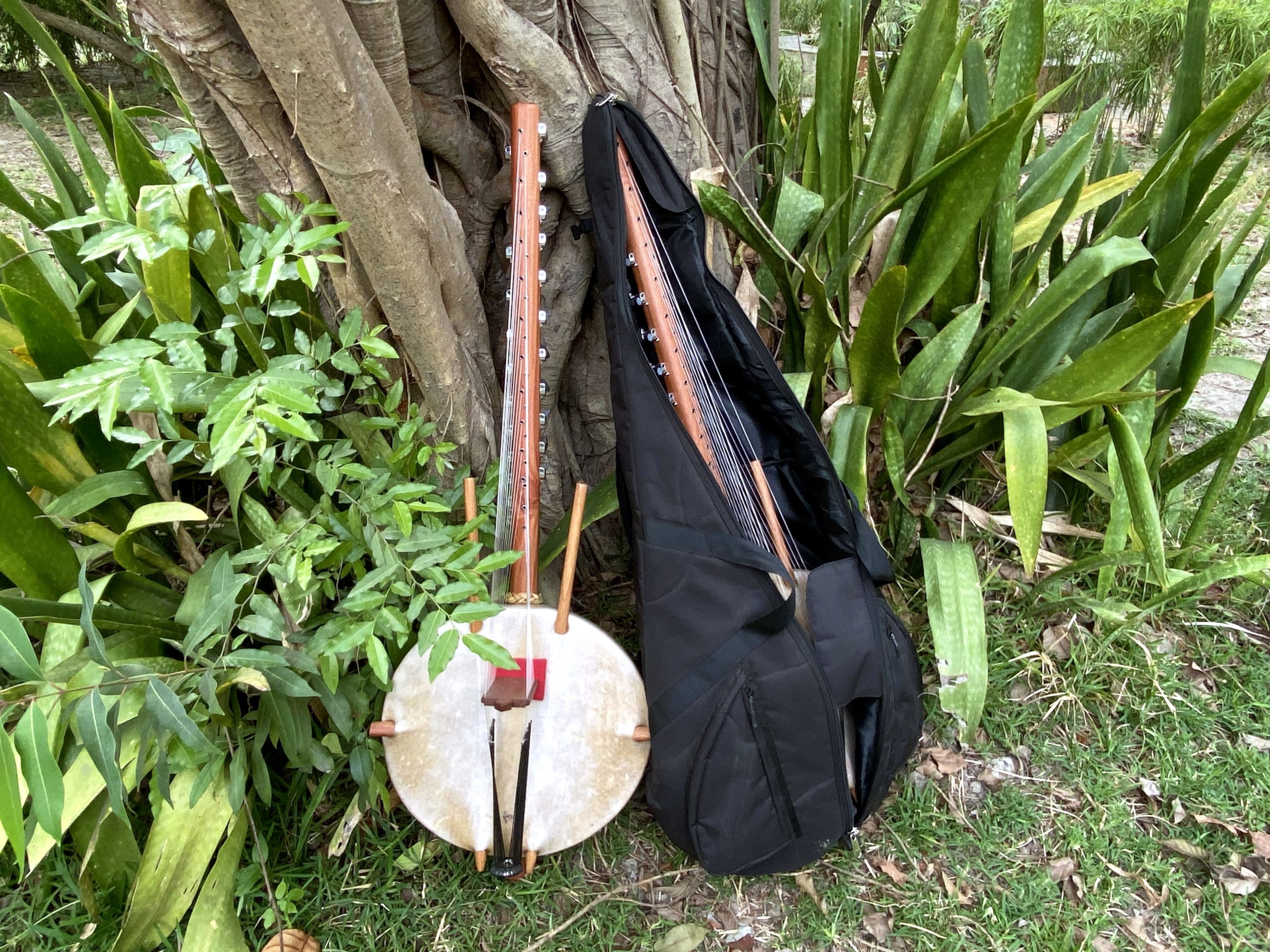 Tasche für afrikanische Kora.